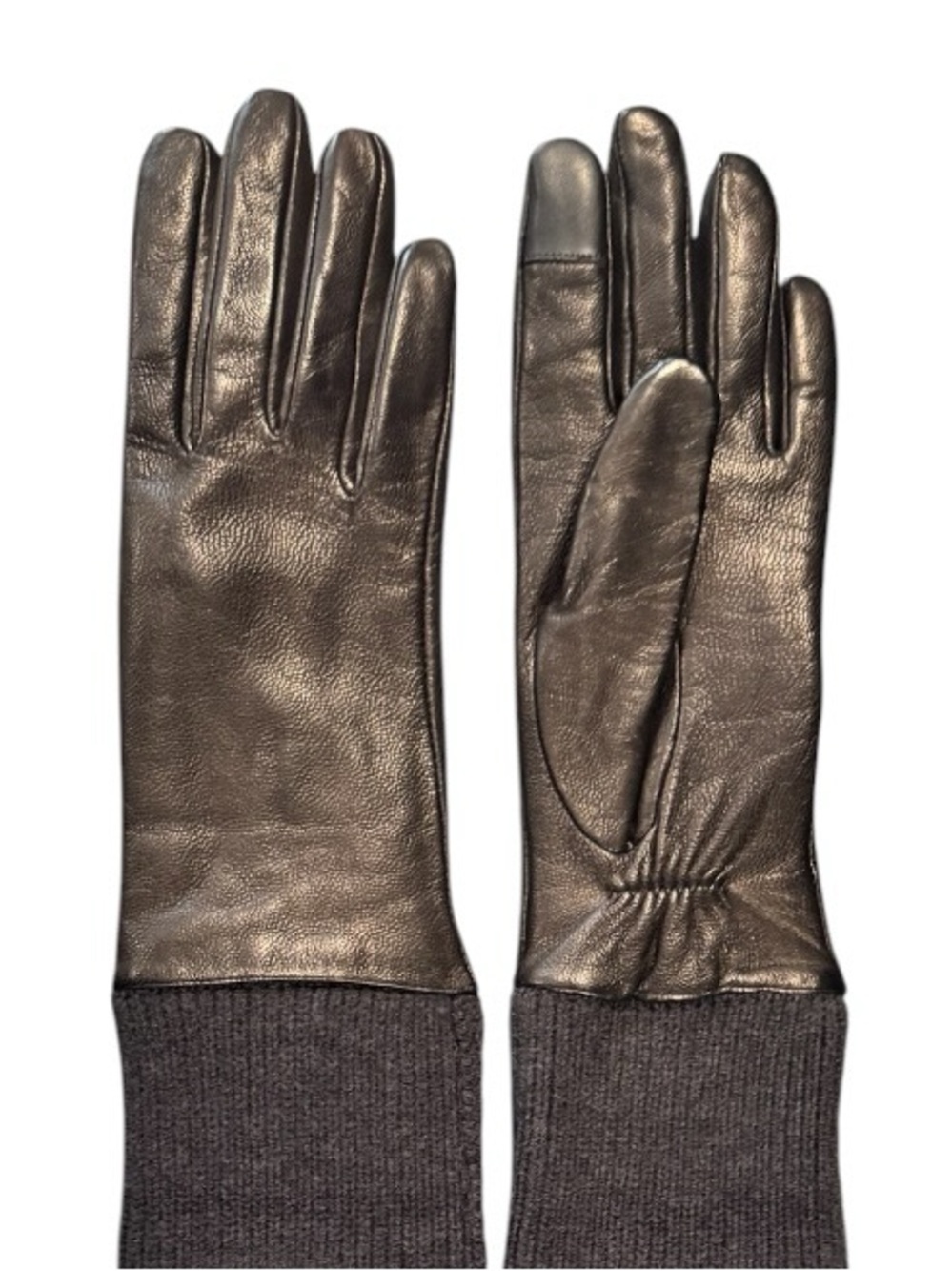 All Saints Zoya Knit Cuff Gloves - Picture 4 of 8